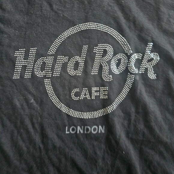 Title: womens vintage y2k black t shirt from hard rock cafe - Picture 2 of 4